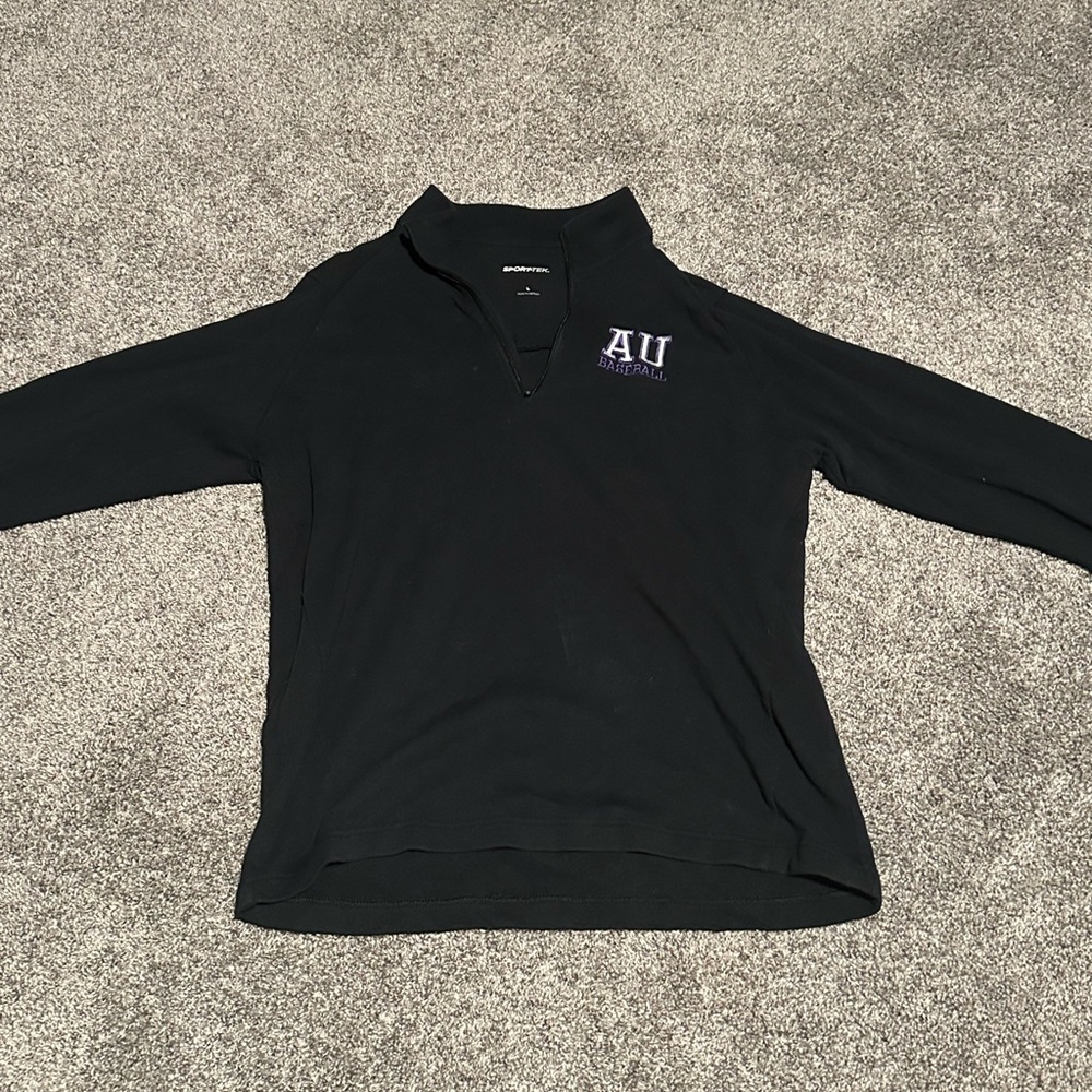 Black AU quarter zip